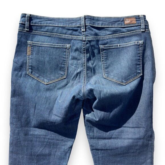 Paige Denim Medium / Dark Wash Crop Jeans Women's 31 - Picture 8 of 12